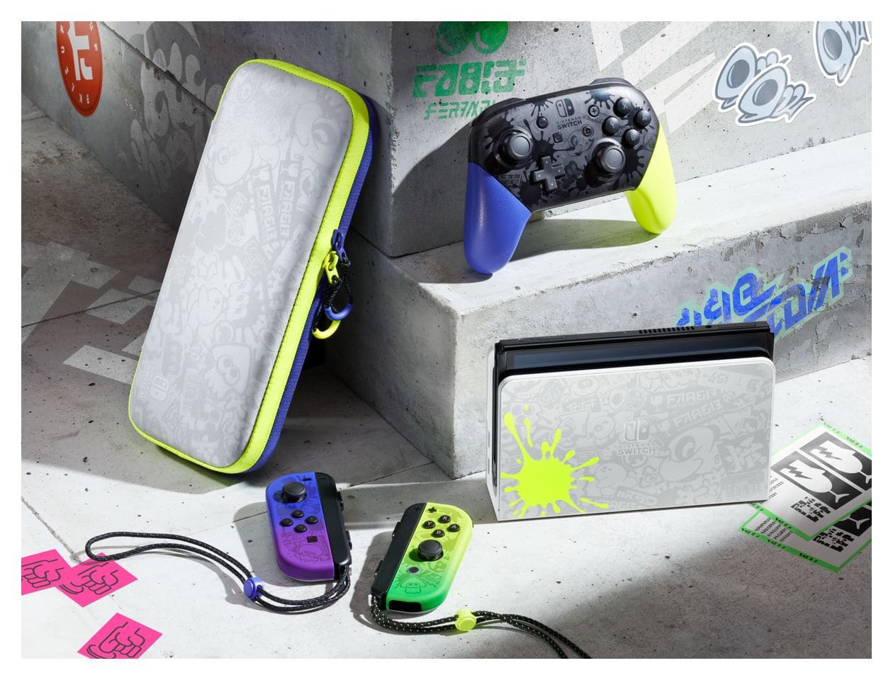 Nintendo Nintendo Switch Oled Tasche Schutzfolie Splatoon Edition