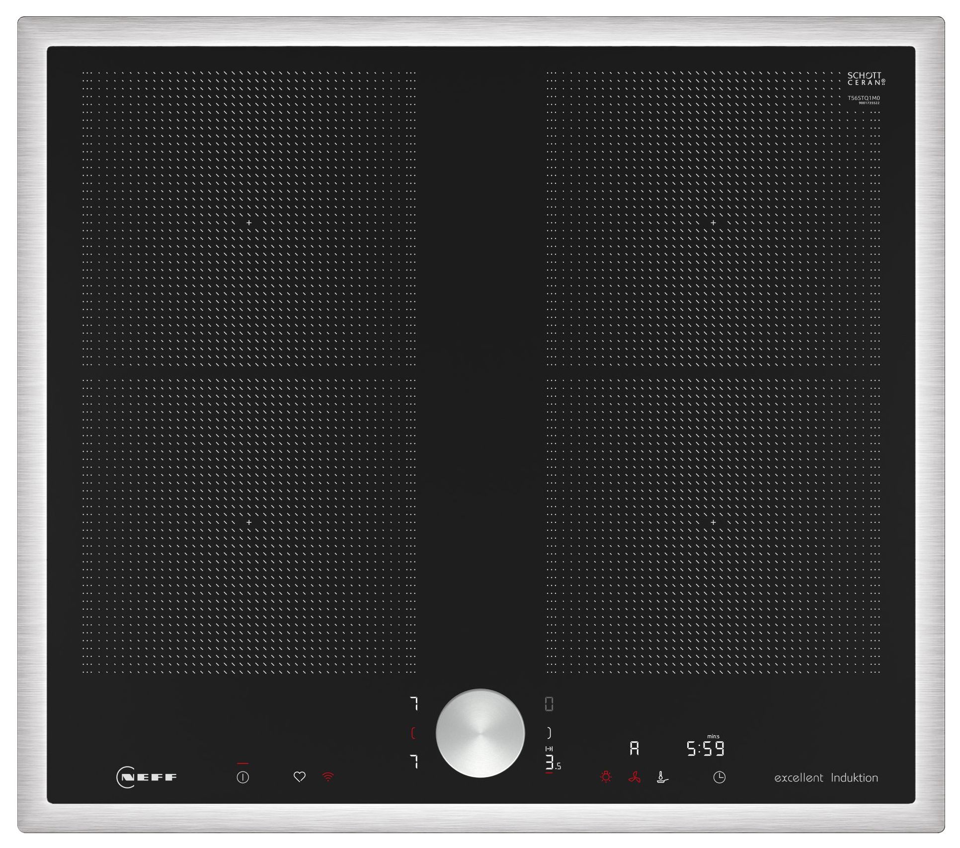 Neff TPLE562C0 T56STQ1M0 Z943SE0 Autarkes 60 Cm Induktions Kochfeld