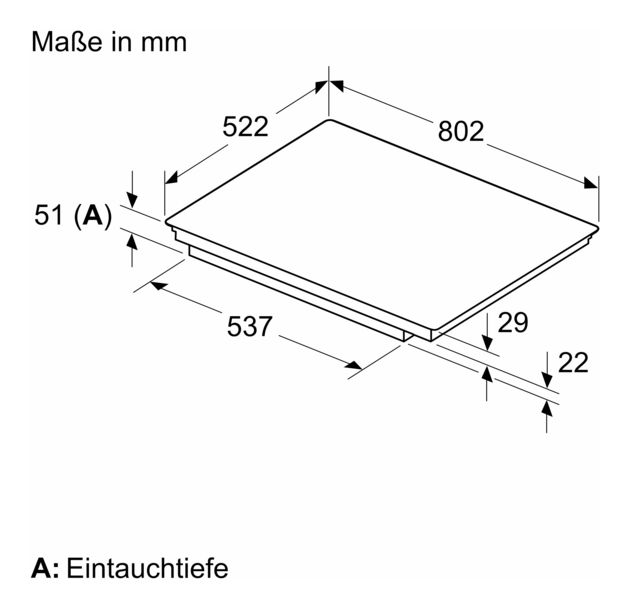 Bosch Serie Pvs Hc E Autark Cm Induktions Kochfeld Herdplatte