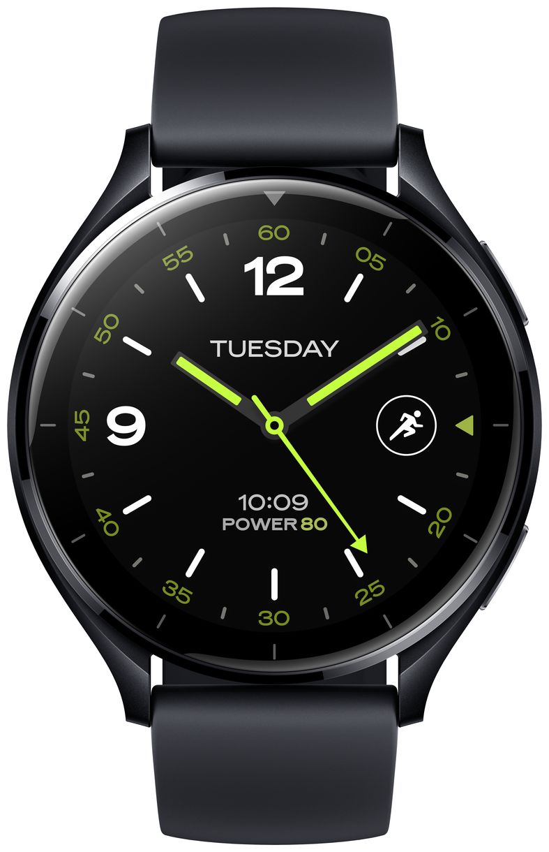 Watch 2 Digital 46 mm Smartwatch Rund 65 h (Schwarz) 