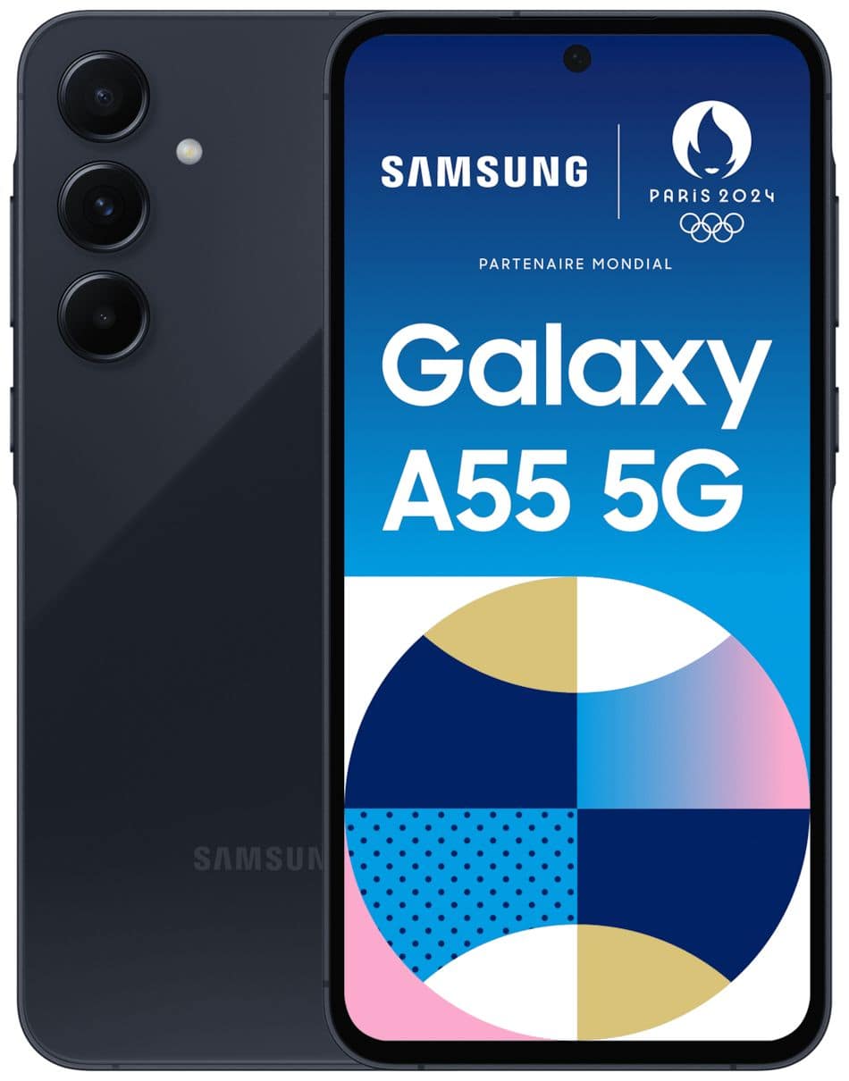 Galaxy A55 5G Smartphone 16,8 cm (6.6 Zoll) 128 GB 2,0 GHz Android 50 MP Dreifach Kamera Dual Sim (Awesome Navy) 