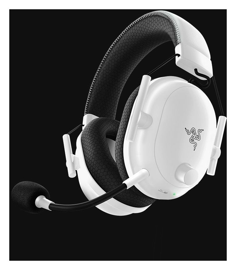 BlackShark V2 Pro Over Ear Bluetooth Kopfhörer kabellos 70 h Laufzeit (Weiß) 