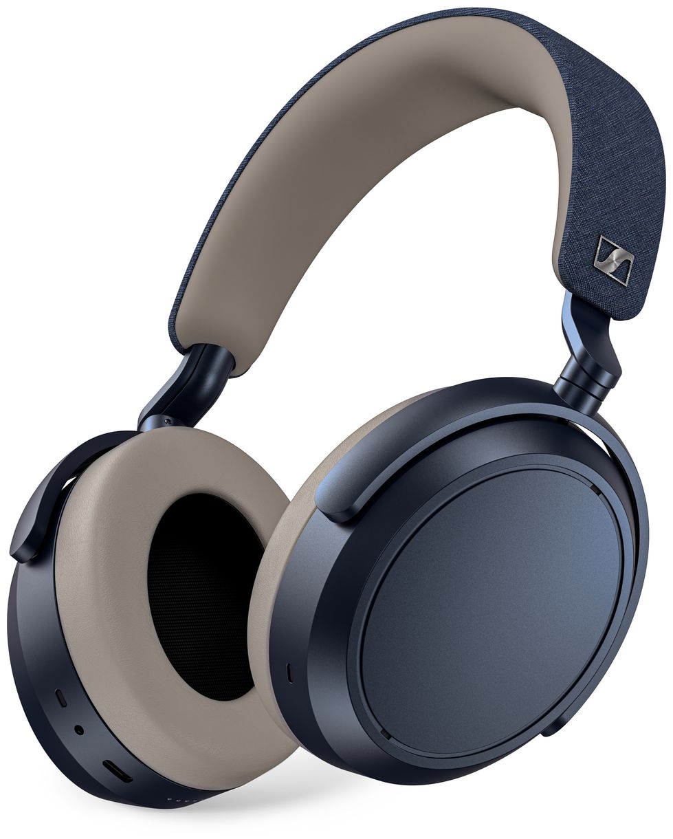 Momentum 4 Over Ear Bluetooth Kopfhörer kabelgebunden&kabellos 60 h Laufzeit (Beige, Blau) 