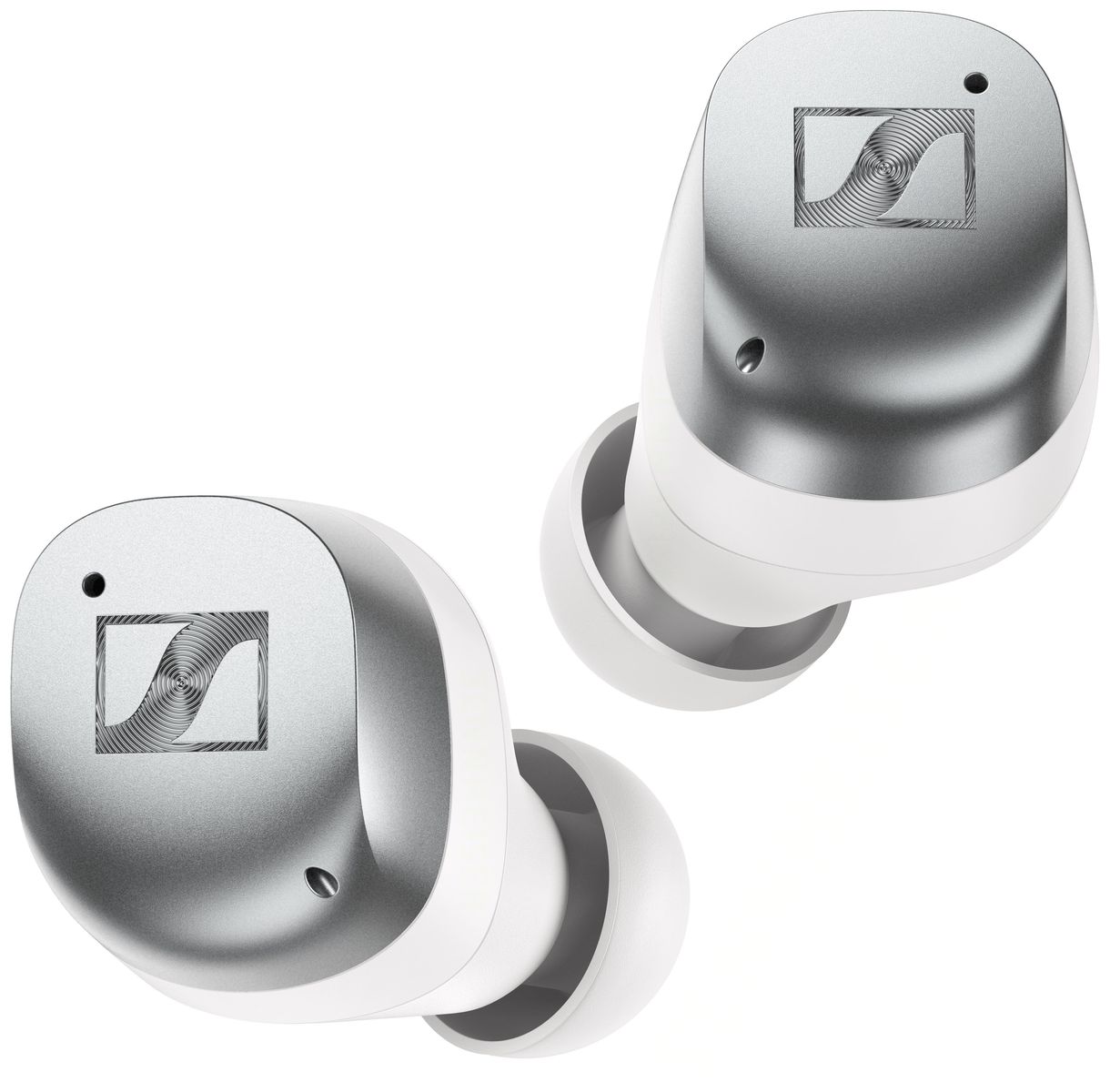 MOMENTUM True Wireless 4 In-Ear Bluetooth Kopfhörer Kabellos TWS IP54 (Silber, Weiß) 
