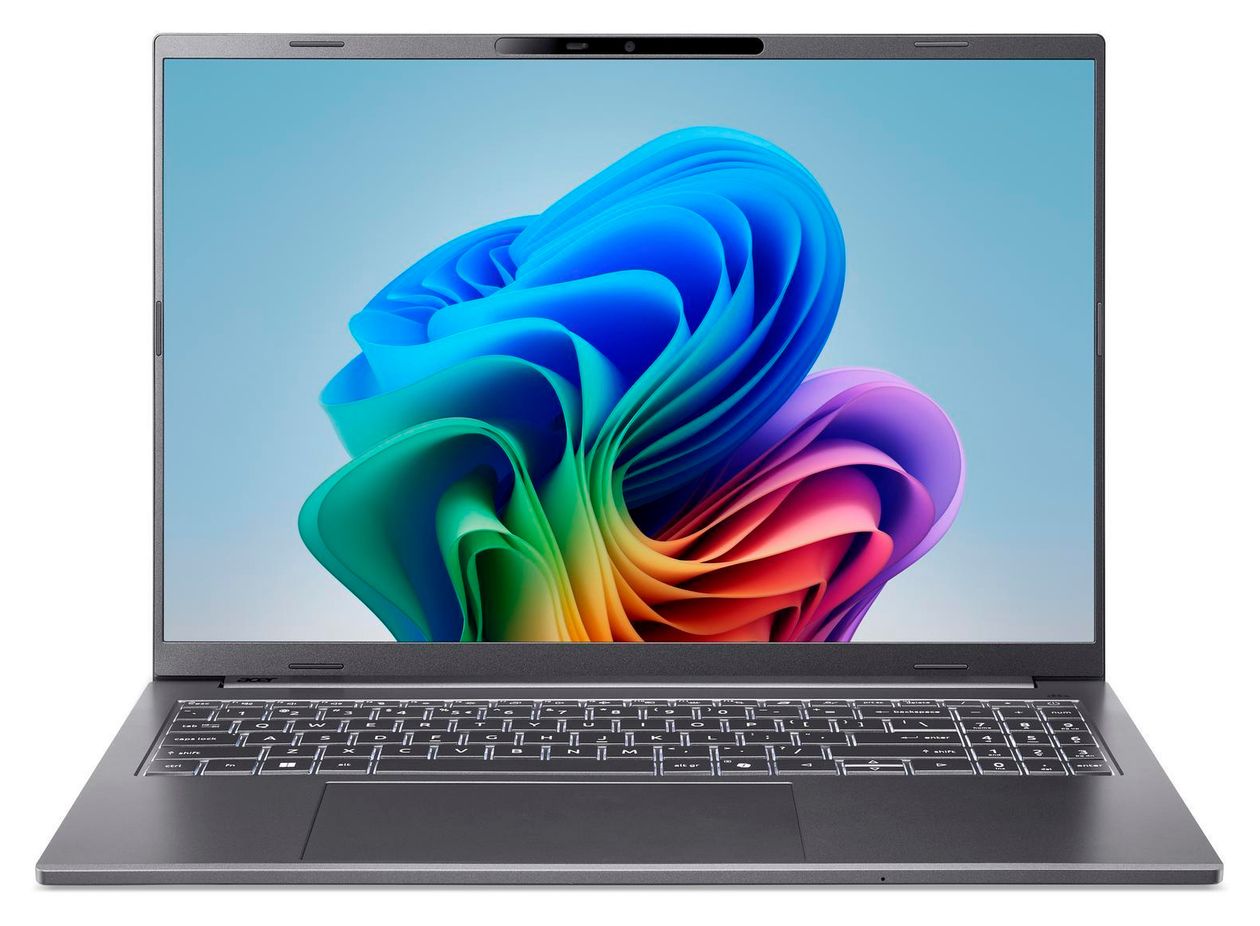 Aspire 16AI A16-61M-R014 WUXGA Notebook 40,6 cm (16 Zoll) 1920 x 1200 Pixel 16 GB Ram 1 TB SSD Windows 11 Home AMD Ryzen 7 max. 5 GHz intern  (Grau) 