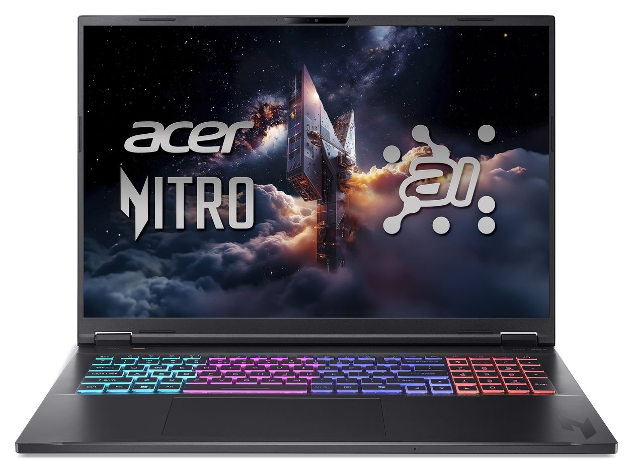 Nitro AI AN18-61-R31H WUXGA Notebook 45,7 cm (18 Zoll) 1920 x 1200 Pixel 16 GB Ram 1 TB SSD Windows 11 Home AMD Ryzen 7 max. 5 GHz NVIDIA GeForce RTX 5050  (Schwarz) 