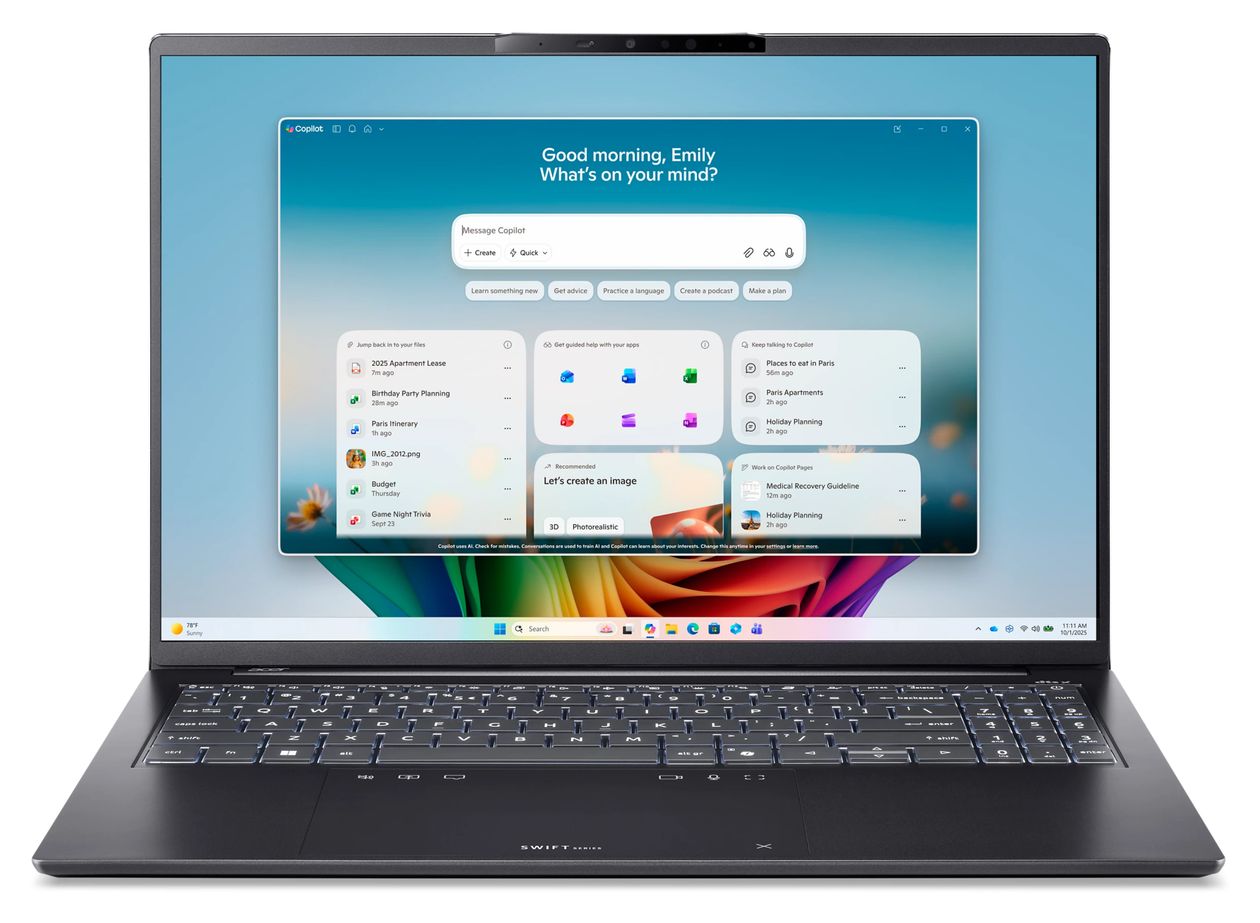 Swift Go 16 AI SFG16-I71-77NZ SFG16-I71 Notebook 