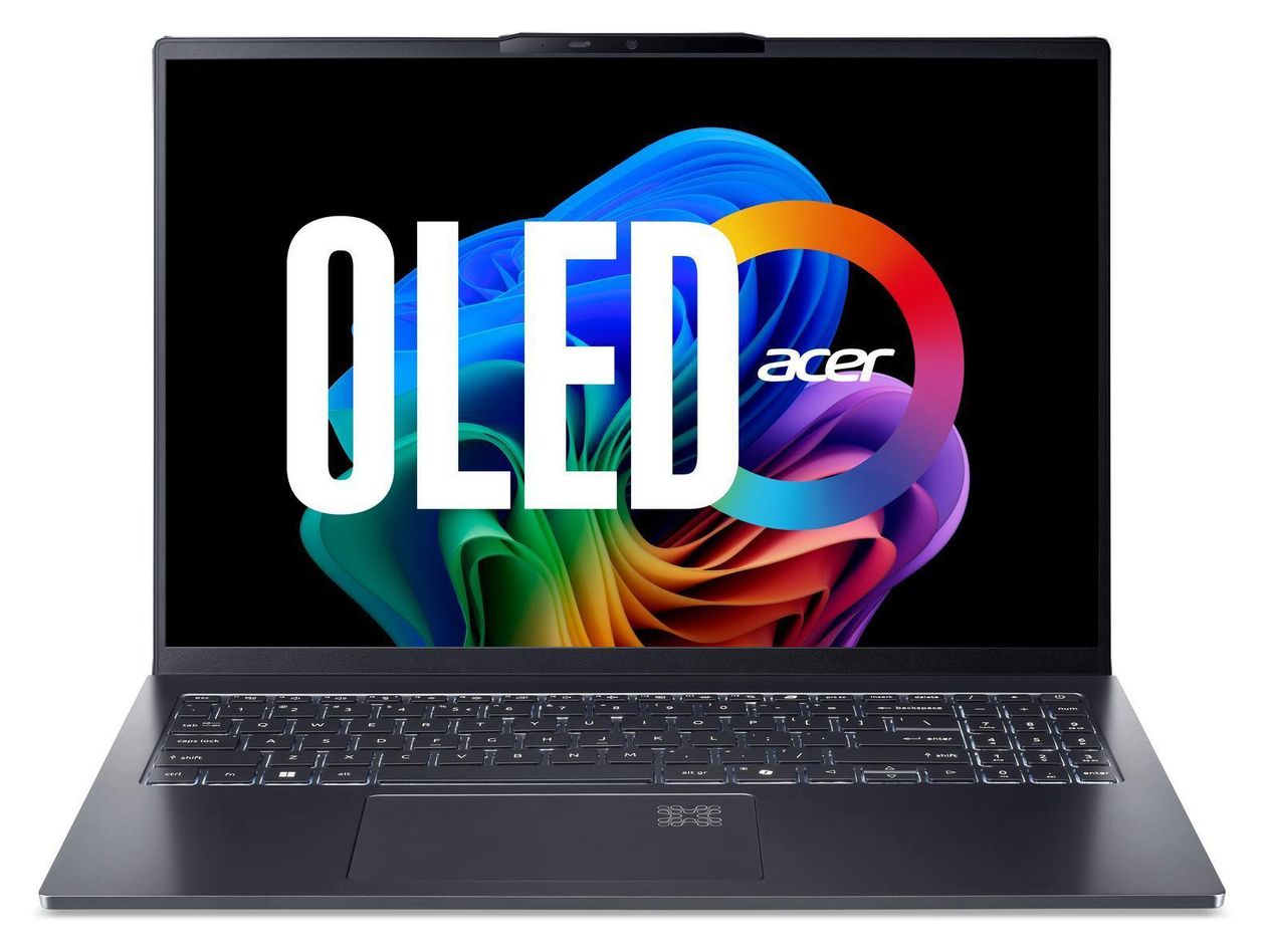 Swift Go AI SFG16-61-R3BU WUXGA+ Notebook 40,6 cm (16 Zoll) 2048 x 1280 Pixel 1 TB SSD Windows 11 Home AMD Ryzen 7 max. 5 GHz  (Grau) 