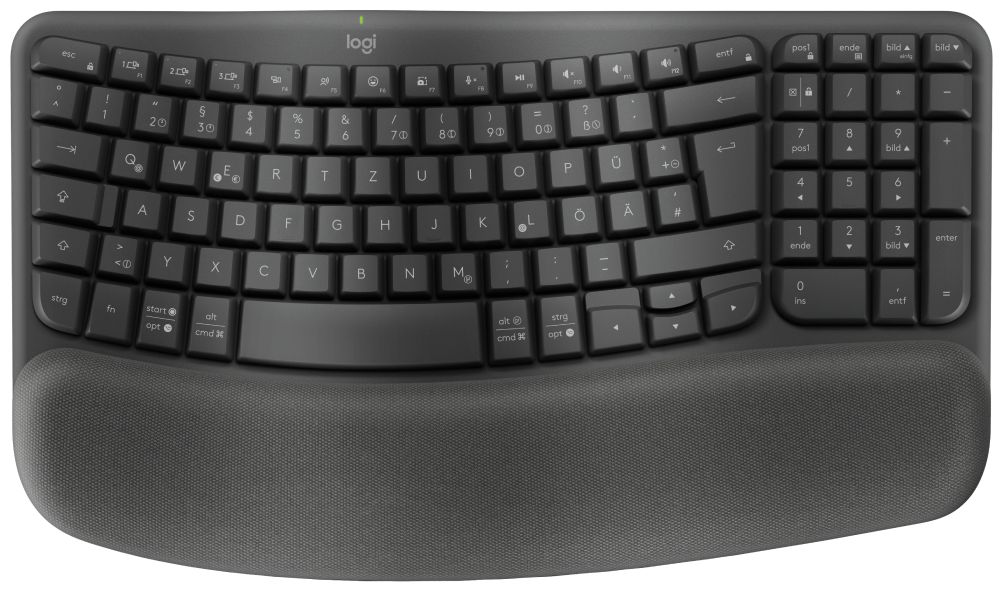 Wave Keys Büro Tastatur (Graphit) 