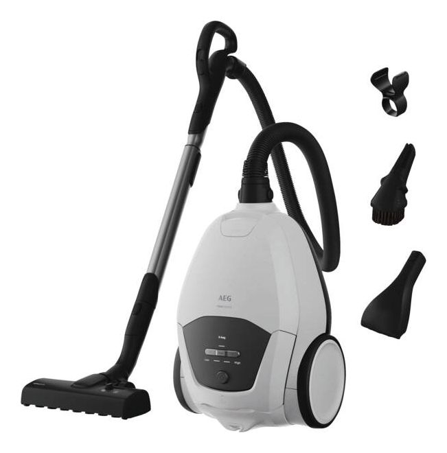 AB71H3SW Bodenstaubsauger mit Staubbeutel 750 W HEPA (Weiß, Grau, Schwarz) 