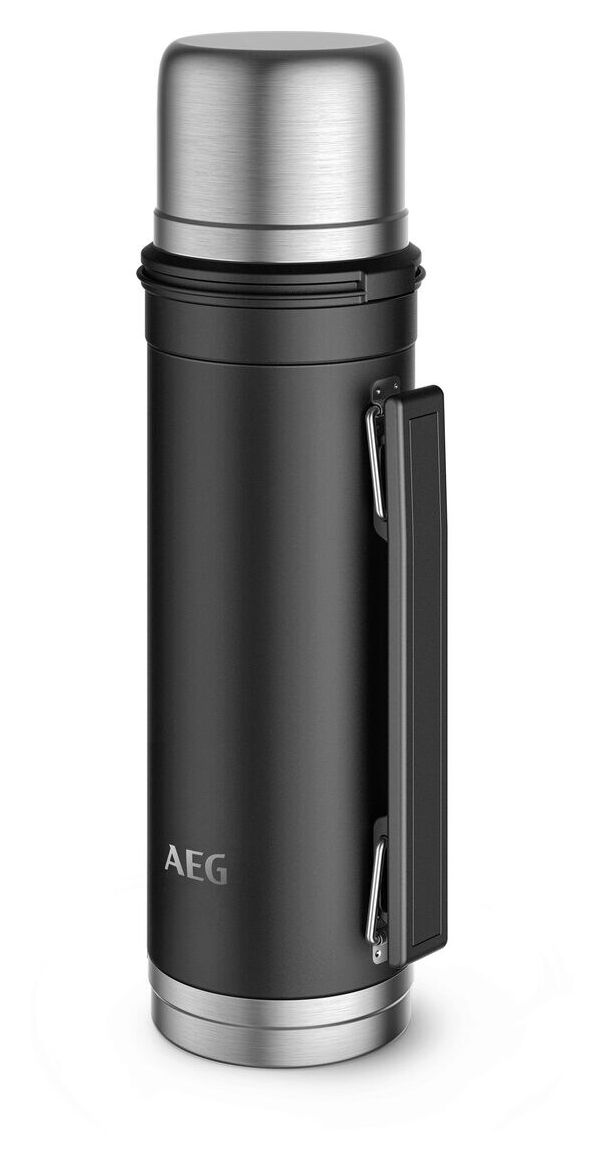 ATHJ02 Thermosflasche 1 l   (Schwarz) 