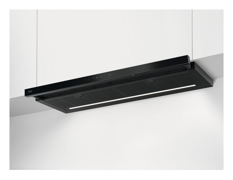 DFH8961B Abluft/Umluft Dunstabzugshaube/Esse Einbau 90 cm (Schwarz) 