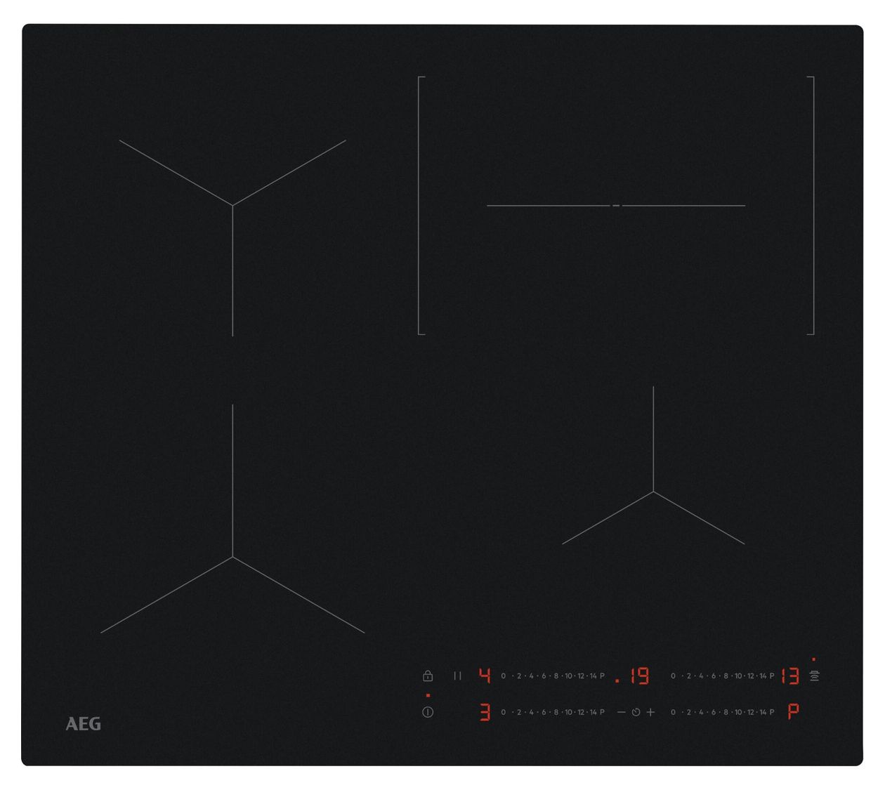 EX6SMSER autarkes 58 cm Induktions Kochfeld/Herdplatte 4 Zone(n) 