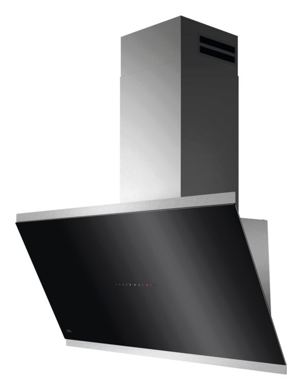 GV77D91SL Abluft/Umluft Dunstabzugshaube/Esse Wand 90 cm (Schwarz, Silber) 