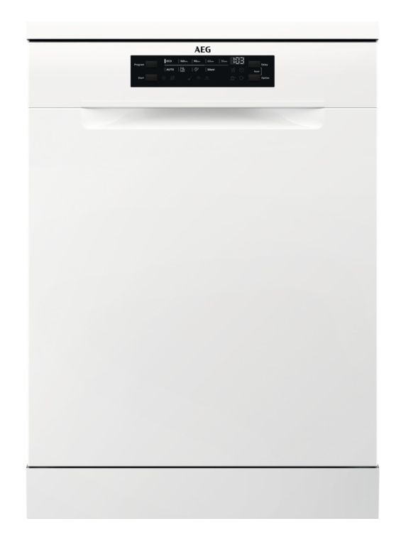 Serie 7000 FFB7571XPW 60 cm Geschirrspüler freistehend Leise 14 Maßgedecke aquaStop Funktion Auto Open 
