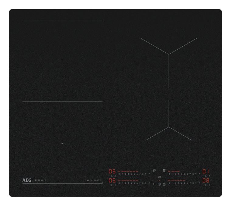 TI64IB1BIZ autarkes 60 cm Induktions Kochfeld/Herdplatte 4 Zone(n) 