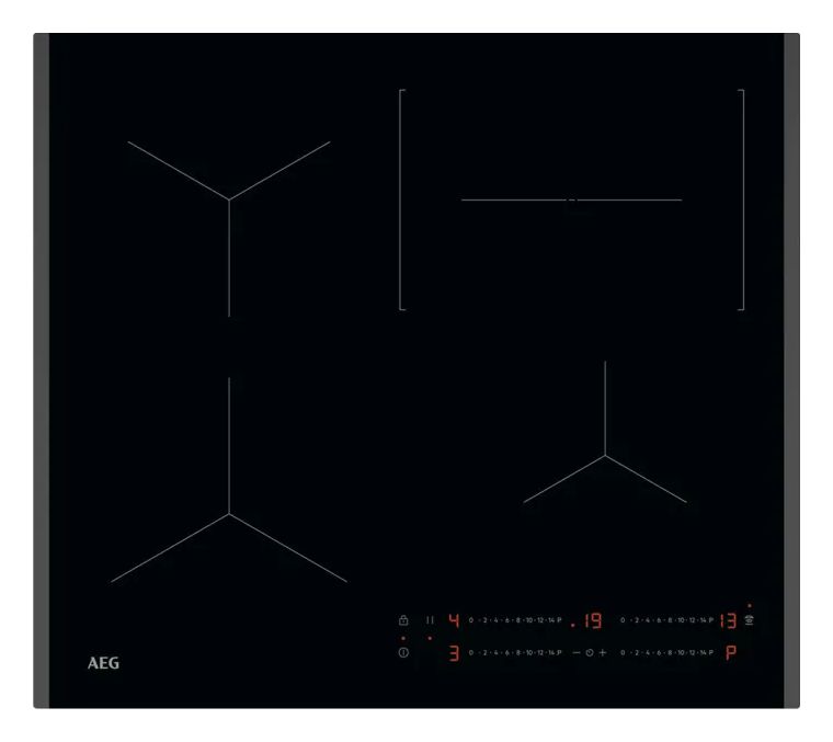 TO64IC00FB autarkes 57.6 cm Induktions Kochfeld/Herdplatte 4 Zone(n) 