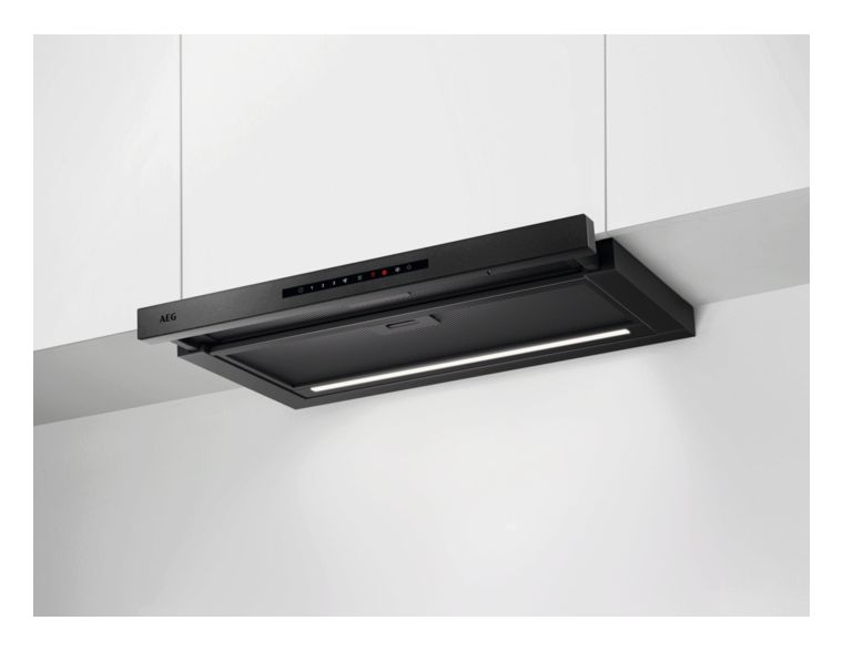 TP66D61HZ Abluft/Umluft Dunstabzugshaube/Esse Einbau 60 cm (Schwarz) 