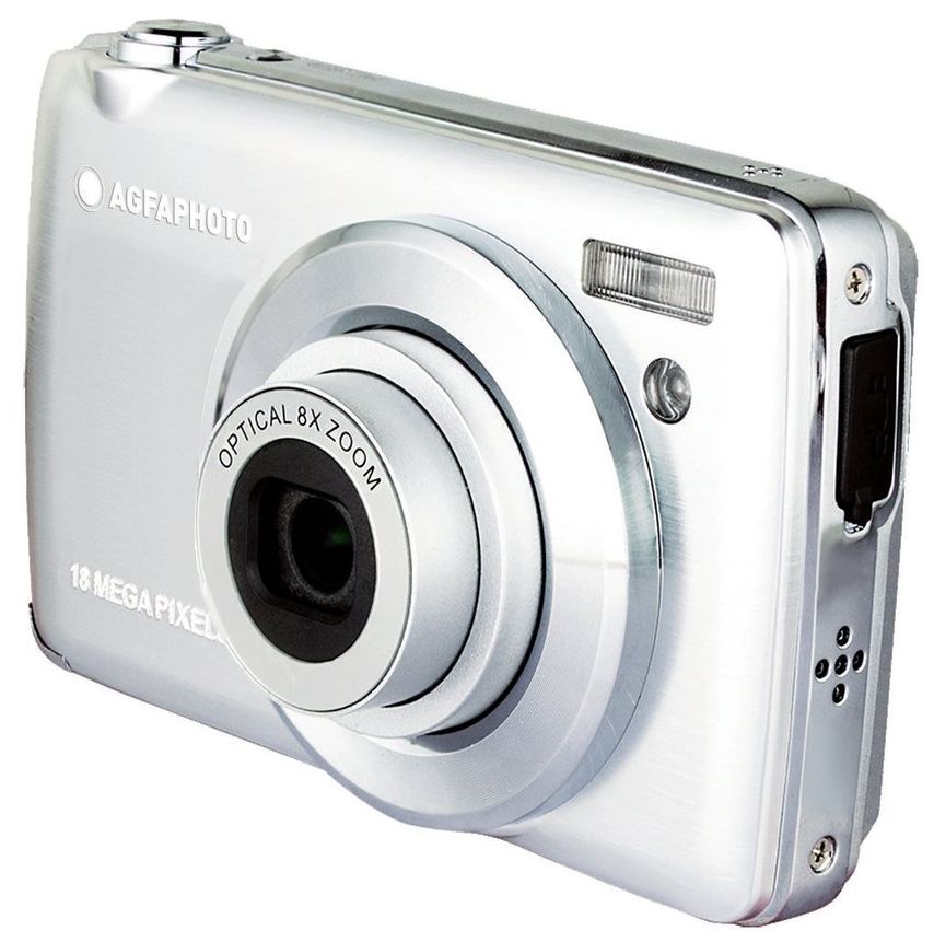 Realishot DC8200  Kompaktkamera 8x Opt. Zoom (Silber) 