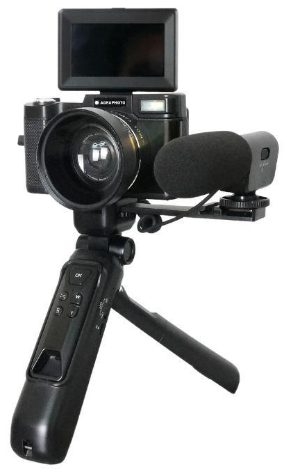 Realishot VLG-4K Digital Vlogging Kamera-Set 48 MP  (Schwarz) 