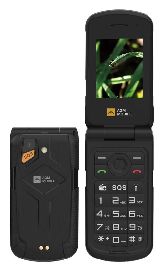 M10 4G Smartphone 6,1 cm (2.4 Zoll Dual Sim  (Schwarz) 