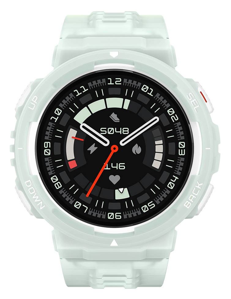 Active Edgde Digital 46 mm Smartwatch Rund 384 h 277 ppi (Mintfarbe) 