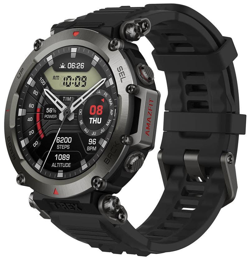 T-Rex Ultra Digital Smartwatch Rund 1200 h 326 ppi (Schwarz) 