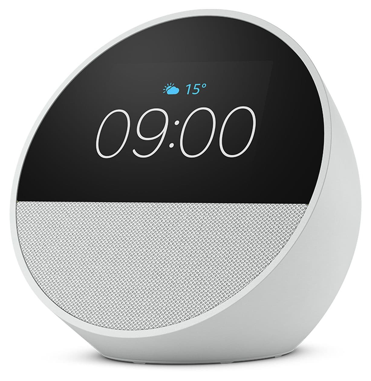 Echo Spot (2024) Wlan Bluetooth Lautsprecher (Weiß) 