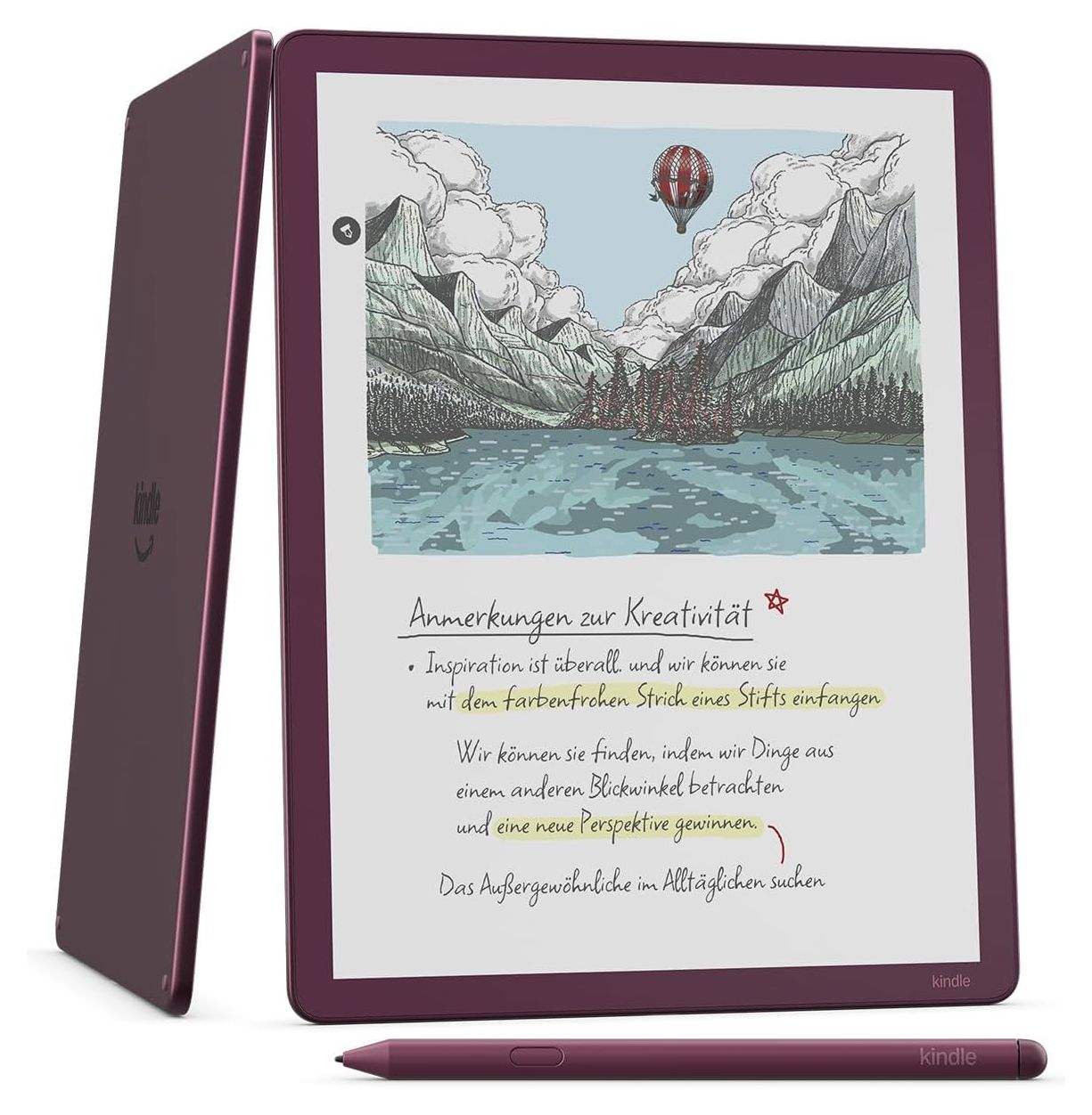 Kindle Scribe Colorsoft E-Reader 27,9 cm (11 Zoll) 64 GB  (Bordeaux) 