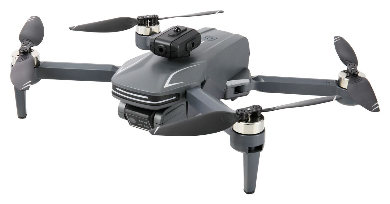 AMXFlight X4KPro Quadrocopter Multicopter/Drohne Flugzeit: 30 min  (Grau) 