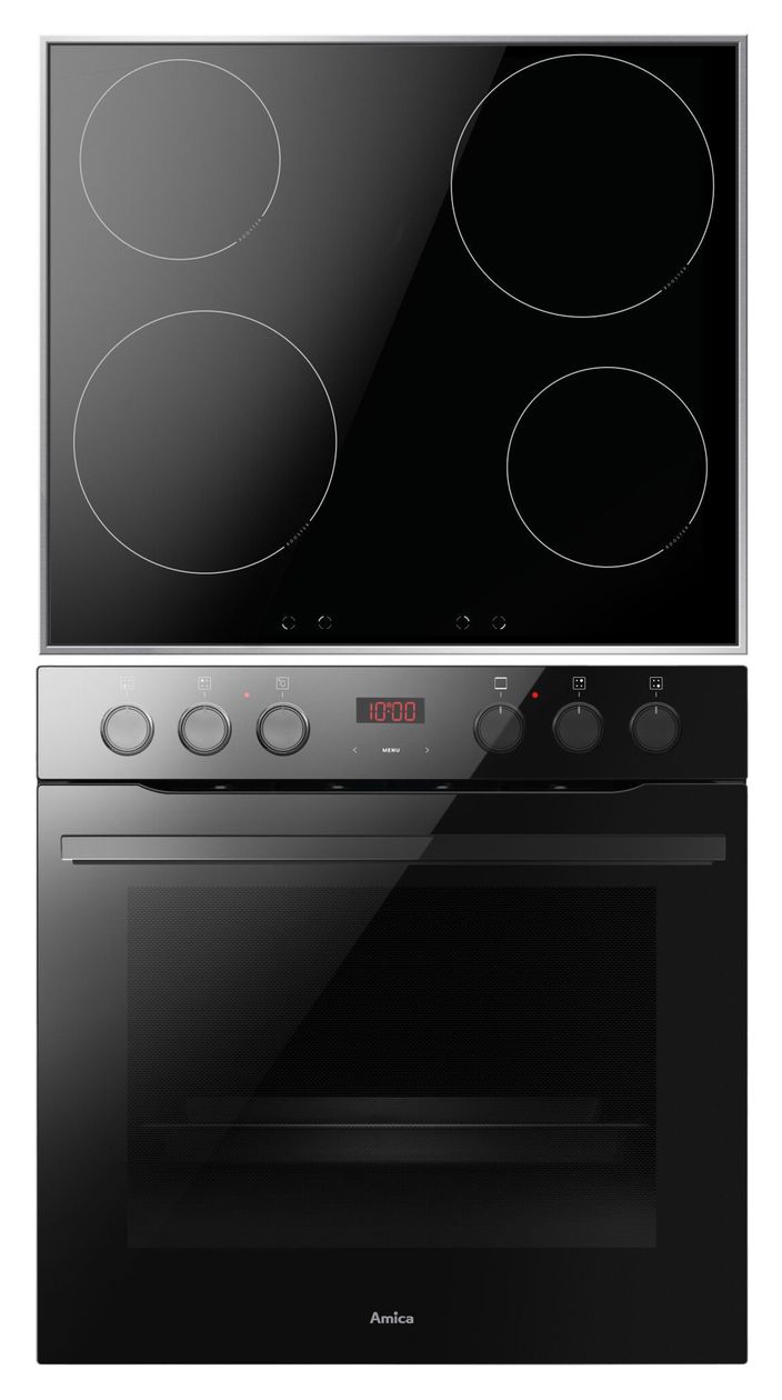 EHIX933133S Herdset 88 l AutoClean mit 6 cm Glaskeramik Kochfeld 