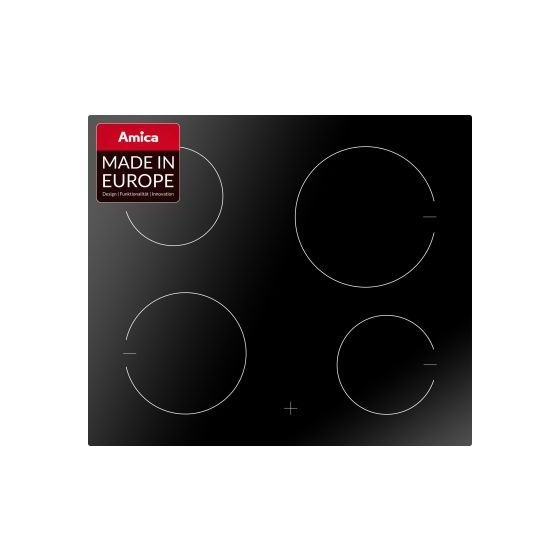 EC744100C herdgebundenes 60 cm Glaskeramik Kochfeld/Herdplatte 4 Zone(n) 
