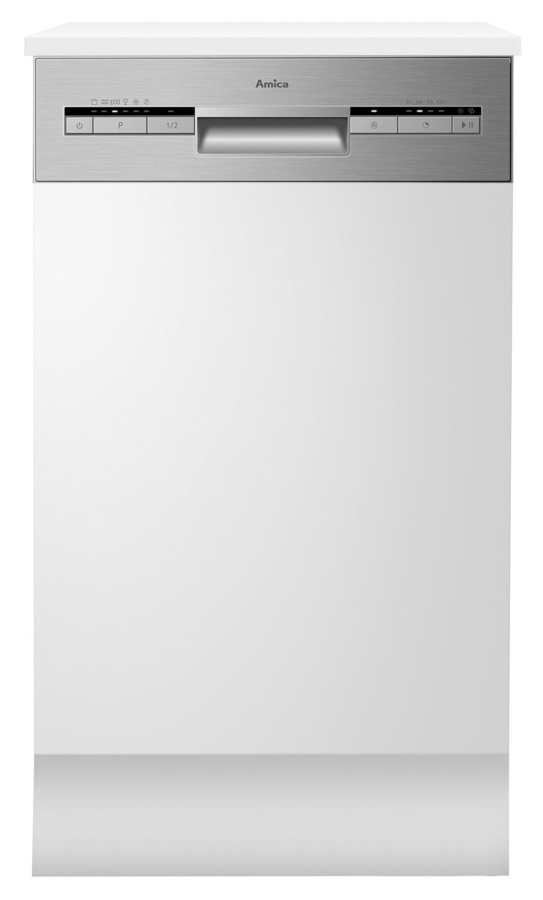 EGSP560911E 45 cm Geschirrspüler teilintegriert (ohne Front) Leise 10 Maßgedecke aquaStop Funktion 