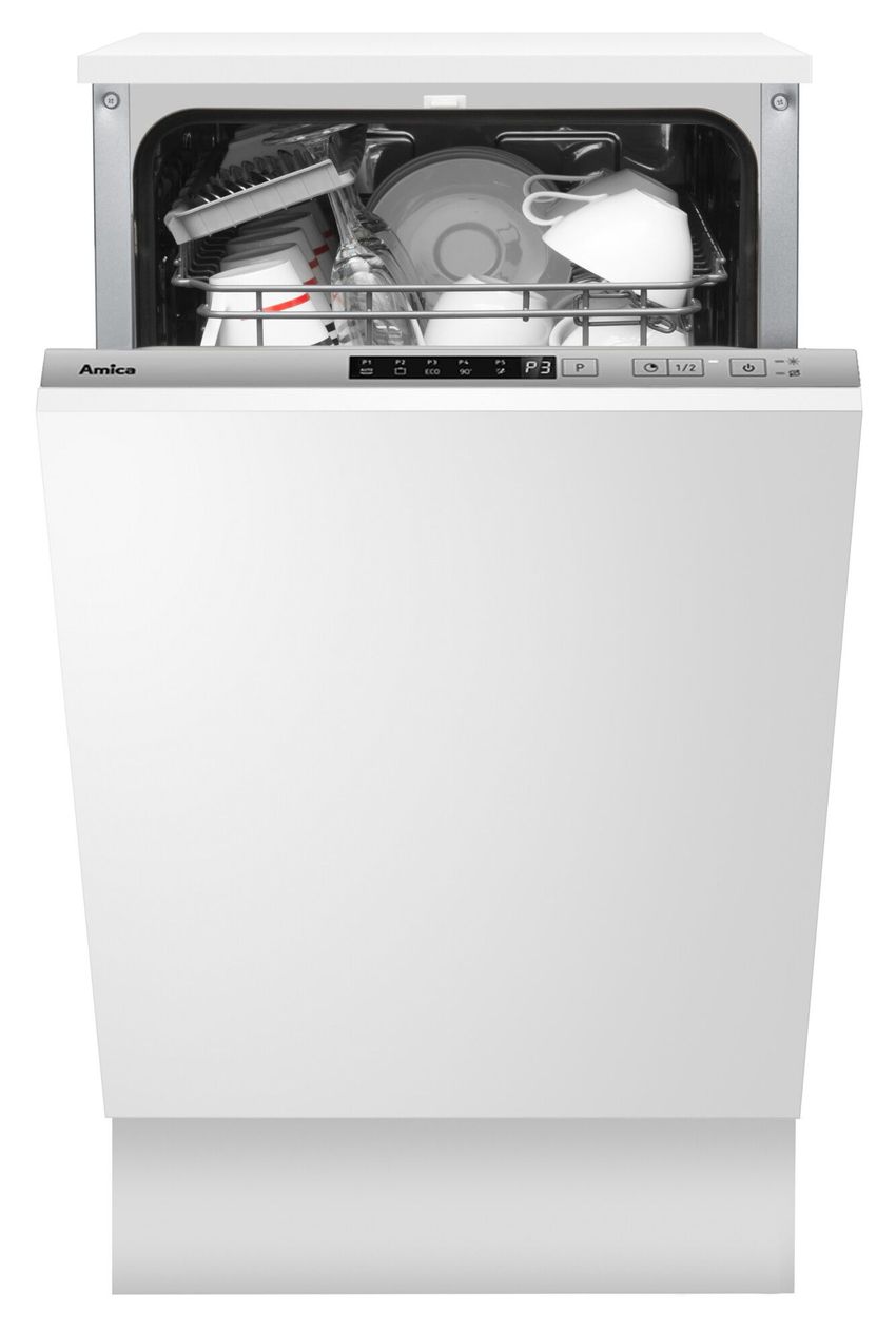 EGSPV580910-1 45 cm Geschirrspüler vollintegriert (ohne Front) Leise 10 Maßgedecke aquaStop Funktion 