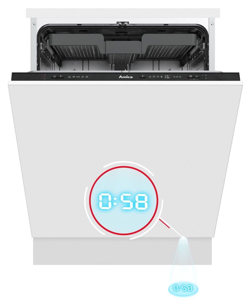 EGSPV594300 60 cm Geschirrspüler vollintegriert (ohne Front) Sehr leise 14 Maßgedecke 