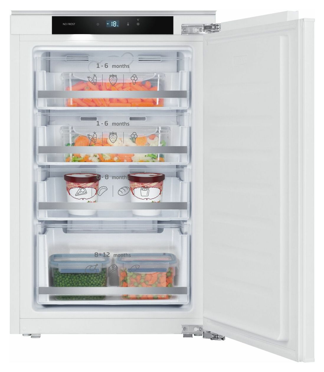 EGSX321250 82 l Einbau Gefrierschrank 151 kWh Jahr NoFrost 