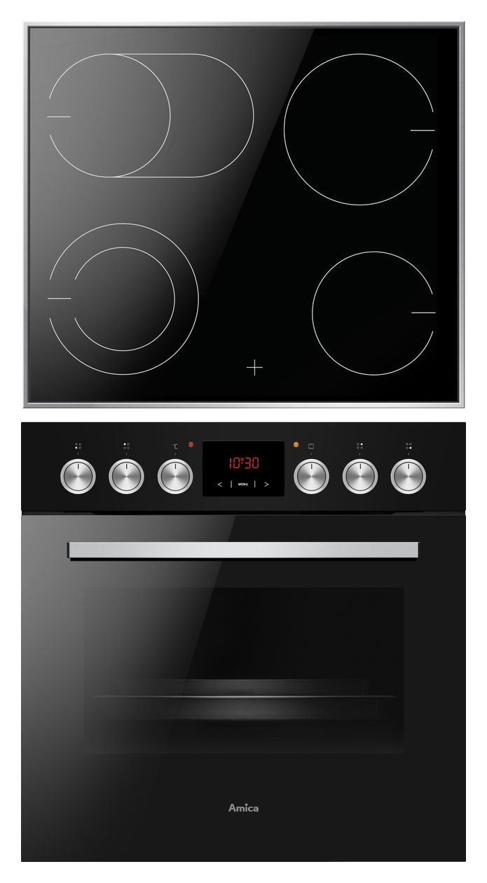 EHC933107SMA Herdset normal EasyClean mit 60 cm Glaskeramik Kochfeld 