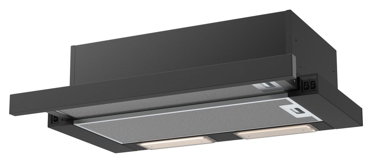 FH664621S Abluft/Umluft Dunstabzugshaube/Esse Einbau 60 cm (Schwarz) 