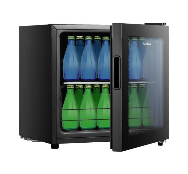 FK340100S 43 l Tischkühlschrank EEK: F 95 kWh Jahr  (Schwarz) 