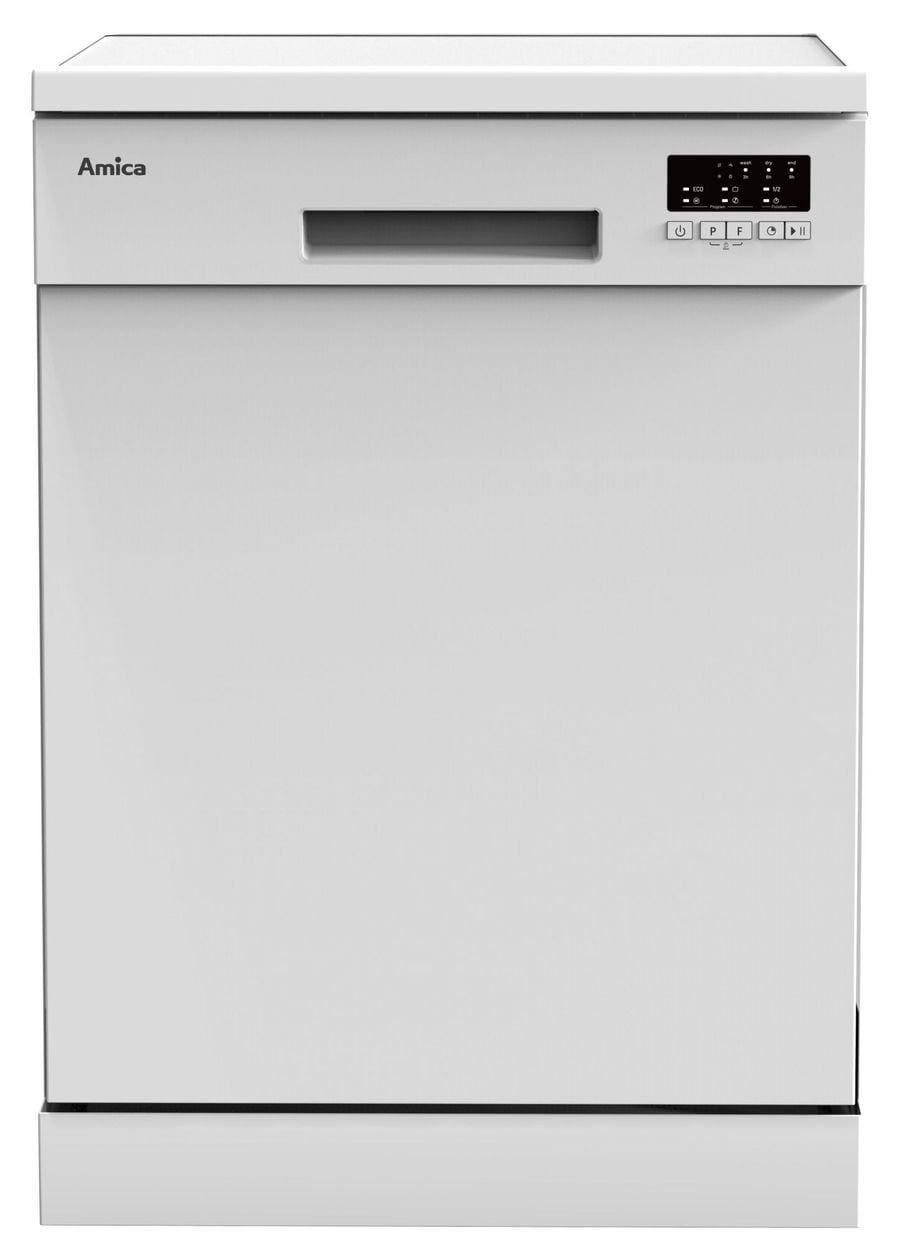 GSP 543 450 W 60 cm Geschirrspüler freistehend leise 13 Maßgedecke aquaStop Funktion Mini Active (Weiß) 