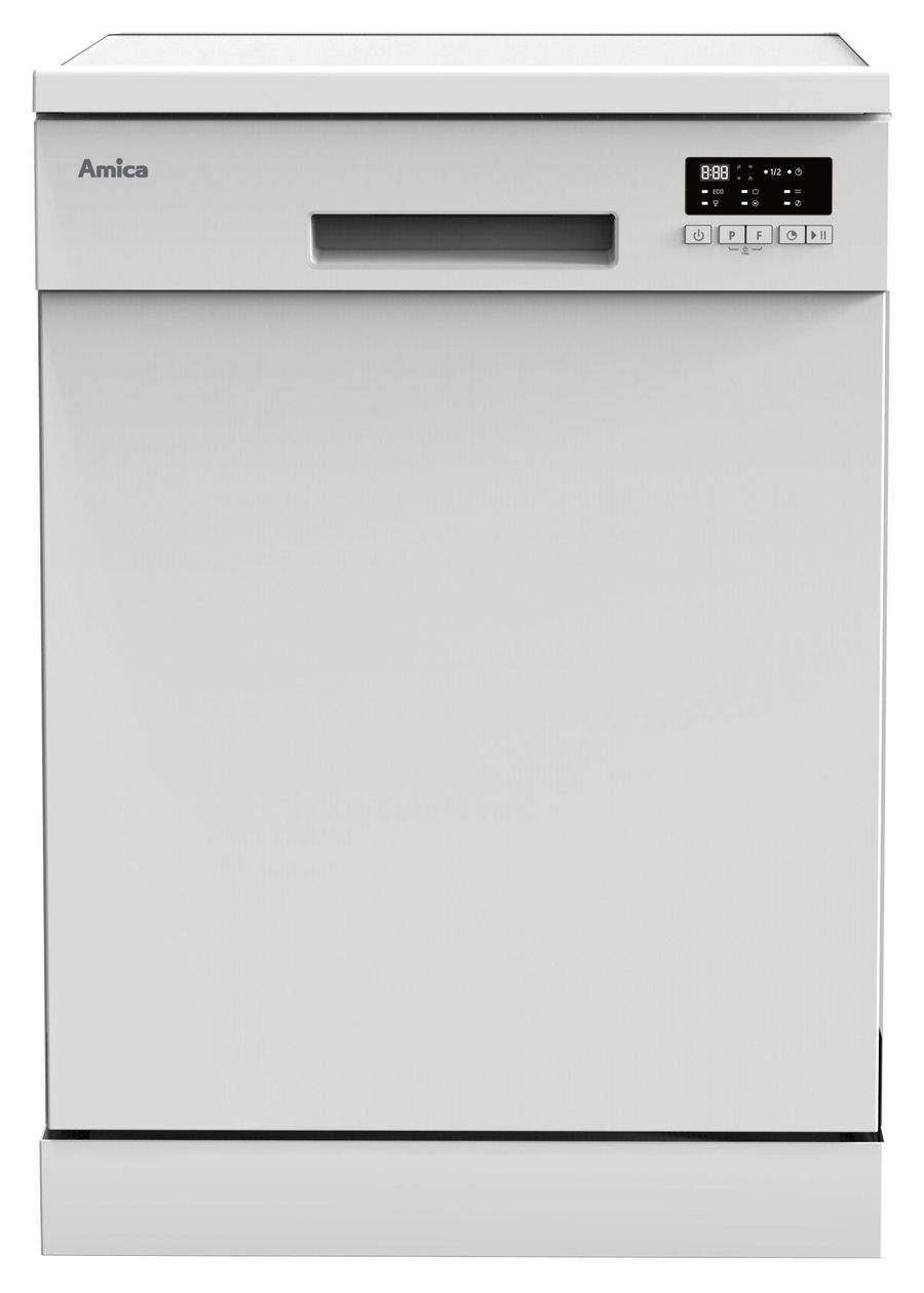 GSP 545 470 60 cm Geschirrspüler freistehend leise 15 Maßgedecke aquaStop Funktion (Weiß) 