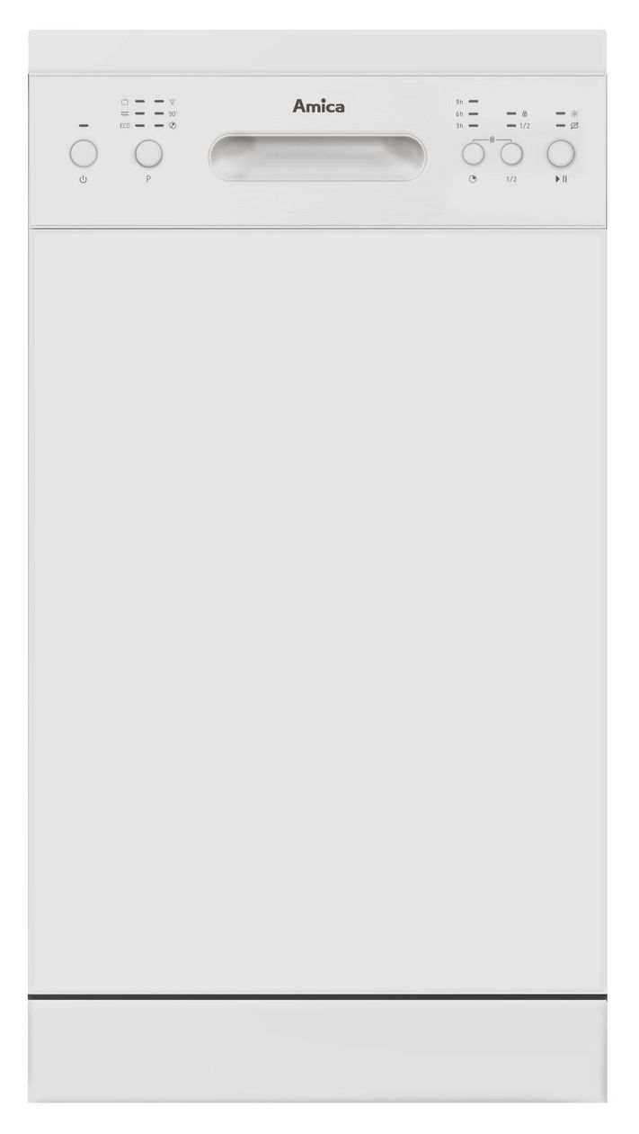 GSP530911W 45 cm Geschirrspüler unterbaufähig Leise 10 Maßgedecke aquaStop Funktion 