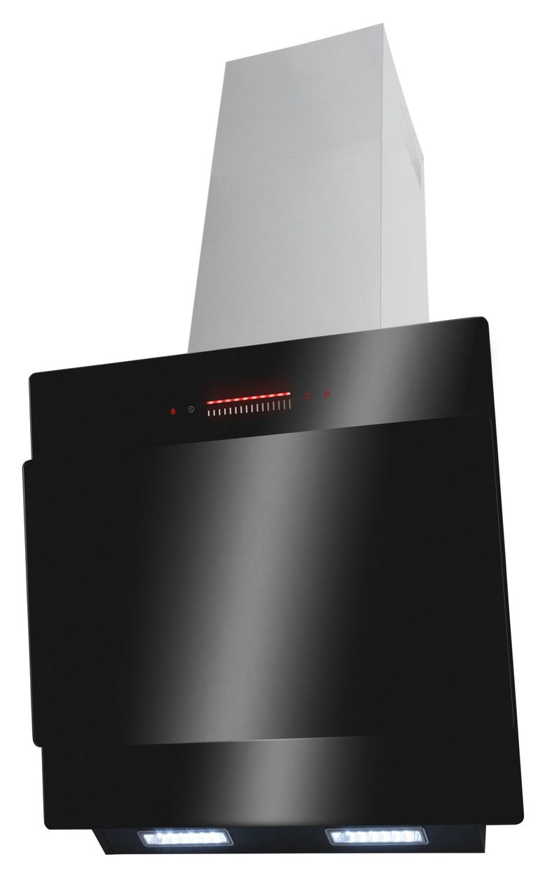 KHF664101S Abluft/Umluft Dunstabzugshaube/Esse Wand 60 cm (Schwarz) 