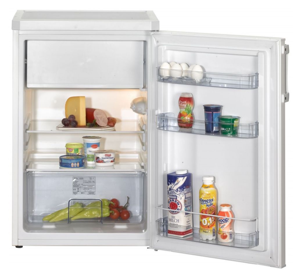 KS15123W 108 l / 95 l Tischkühlschrank EEK: E 137 kWh Jahr  (Weiß) 