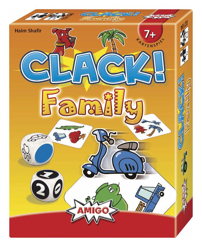 2104 Clack! Family Kartenspiel bis zu 4 Spielern ab 7 Jahr(e) 