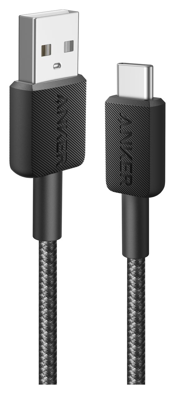 322 0,48 Gbit/s Rundkabel USB A auf USB C Männlich 0,9 m  (Schwarz) 