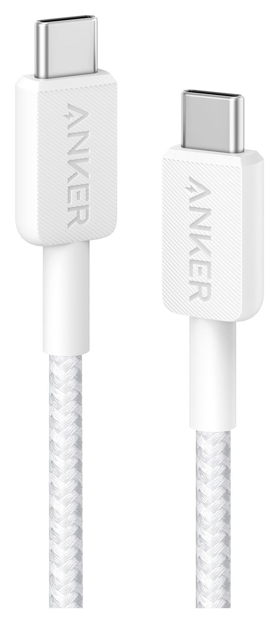 322 USB C auf USB C Männlich 0,9 m  (Weiß) 