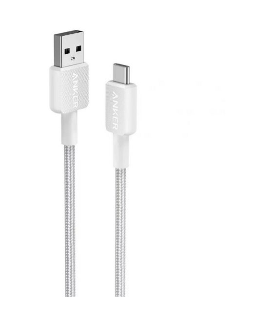 322 Rundkabel USB A auf USB C Männlich 0,9 m  (Weiß) 