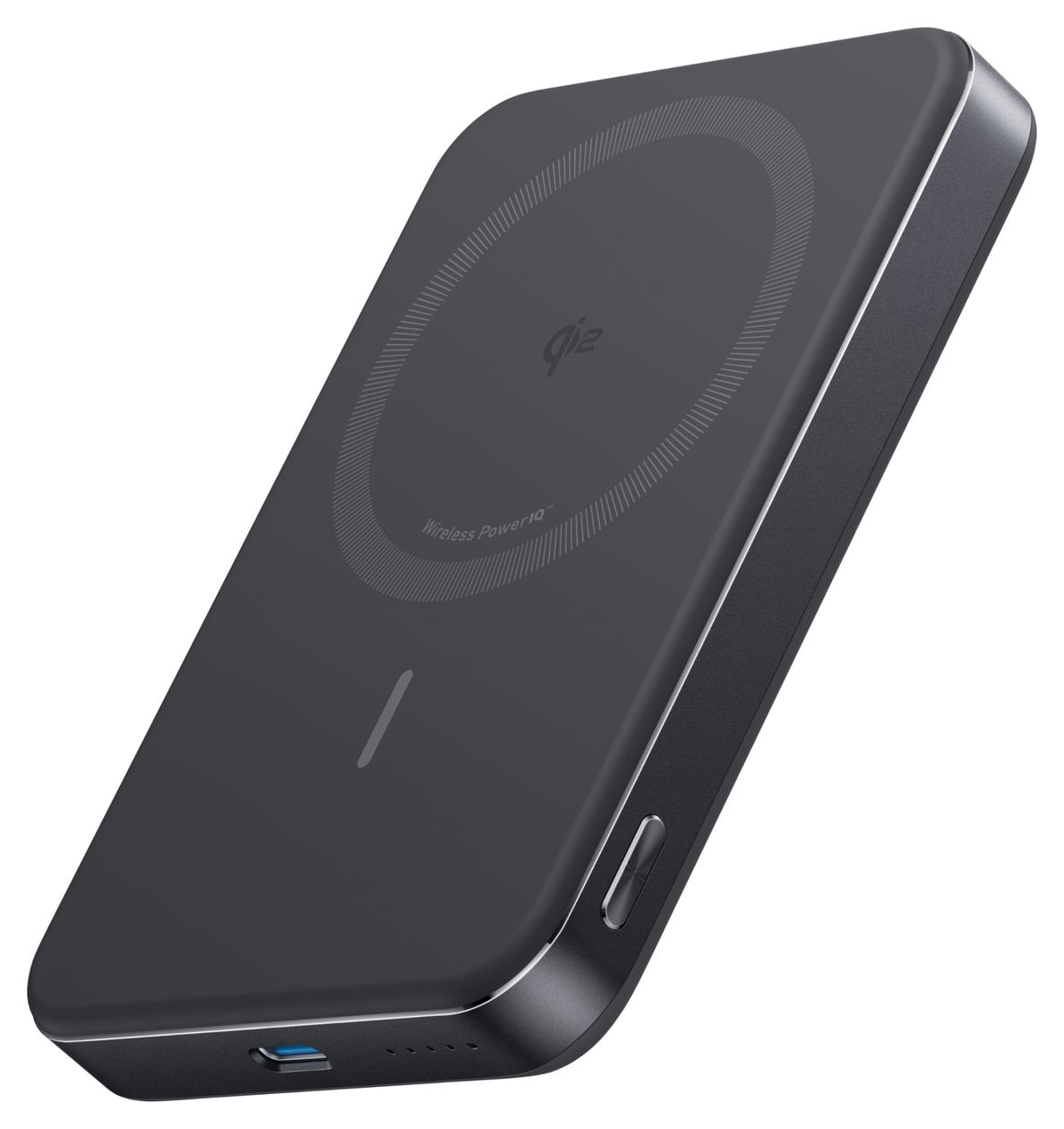 MagGo 10000 mAh Powerbank USB Typ-C Kabelloses Laden  (Schwarz) 