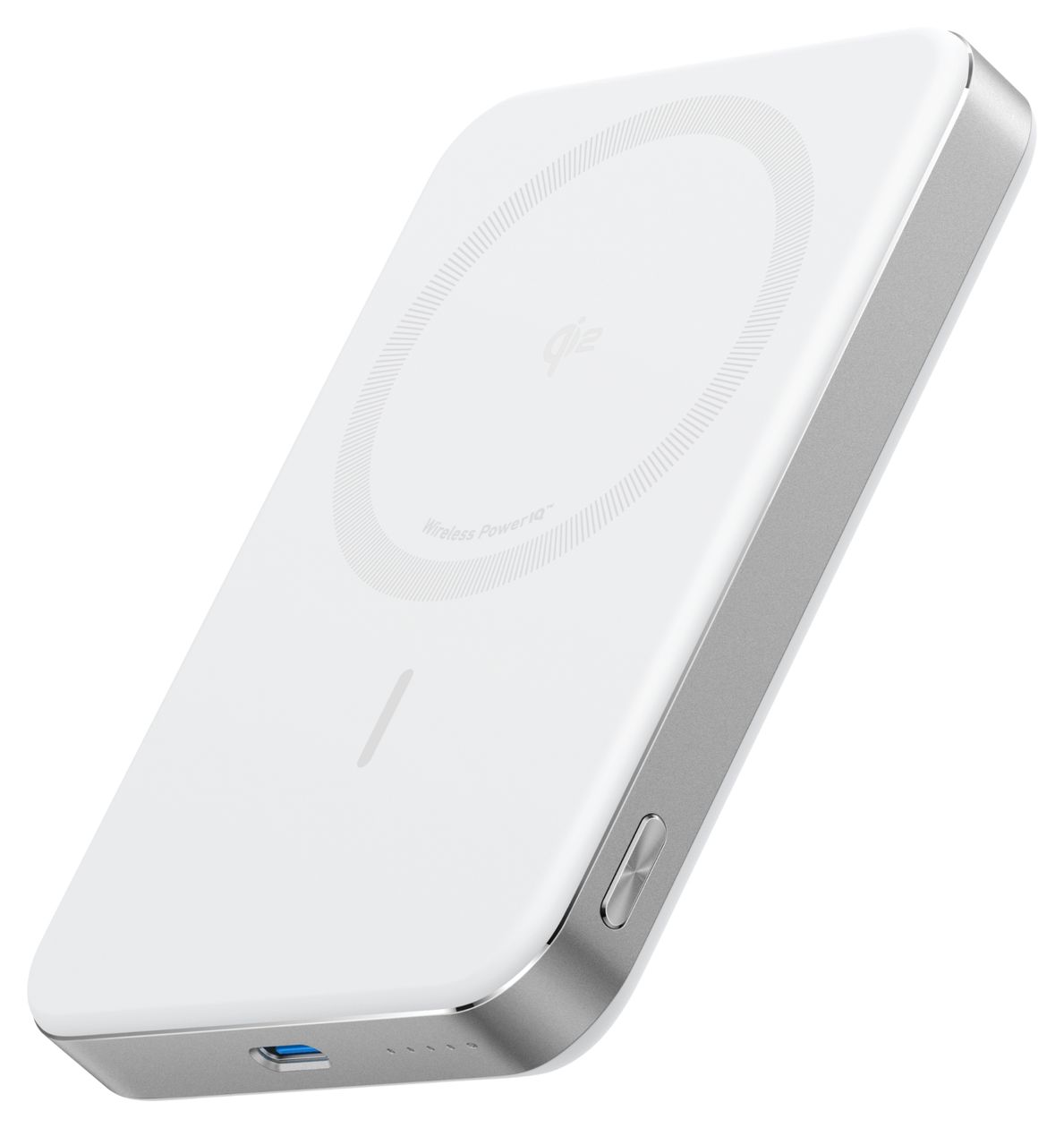MagGo 10000 mAh Powerbank USB Typ-C Kabelloses Laden  (Weiß) 